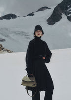 Solène - Textured Smoky Green