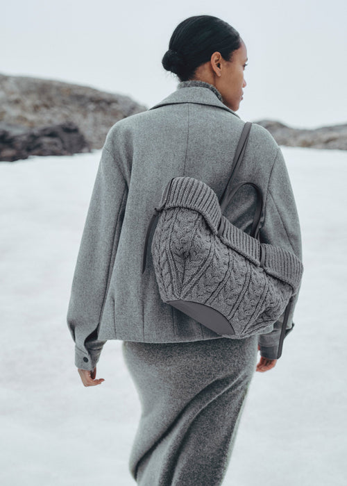 Aveline Mini - Merino Stone