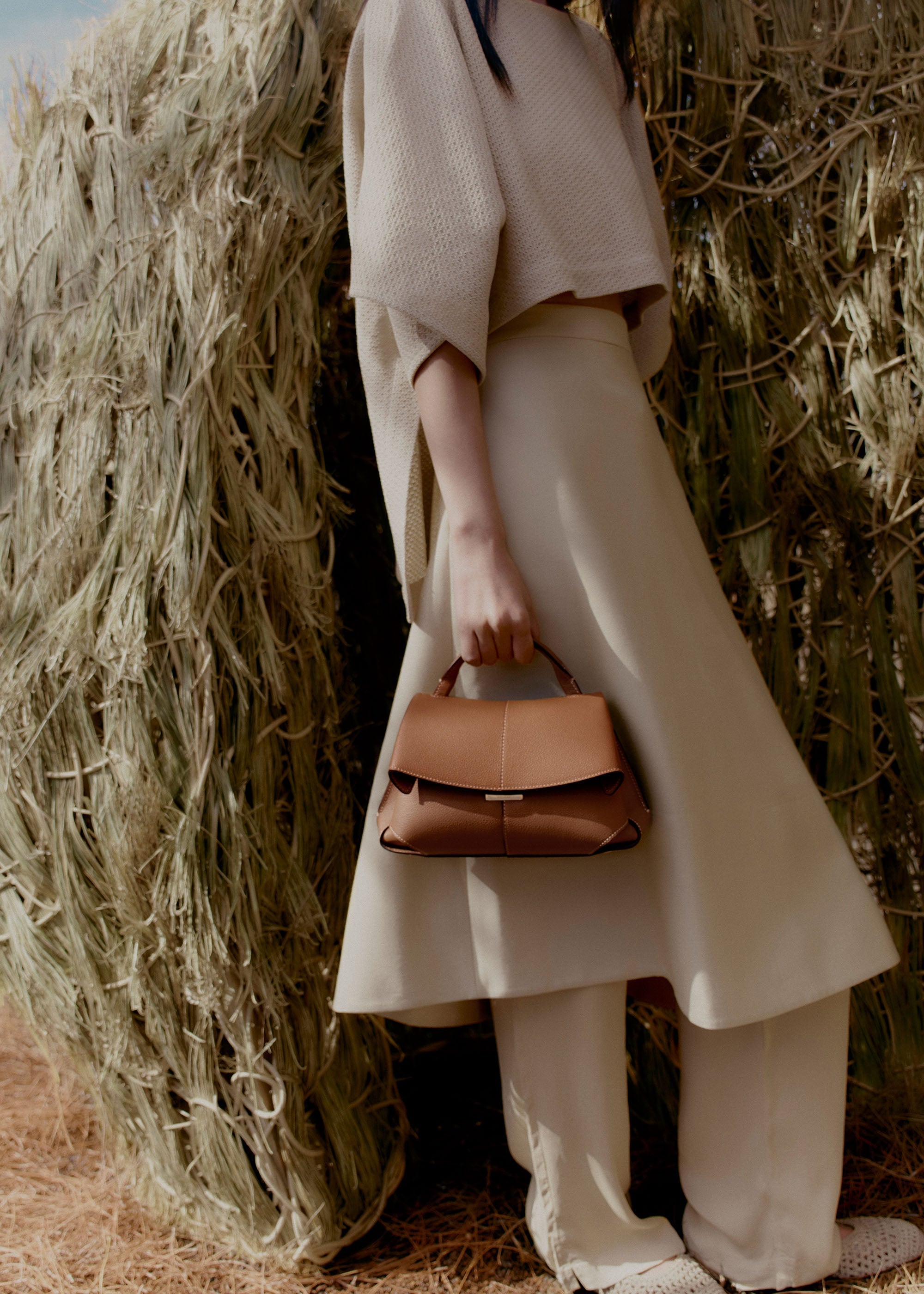 Solène Mini - Camel Grain